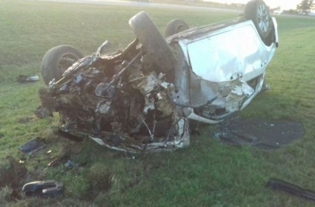 Impactante choque en la autopista Rosario Córdoba