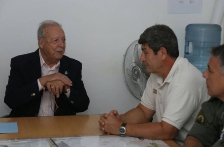 La COE recibió la visita de Gendarmería Nacional.