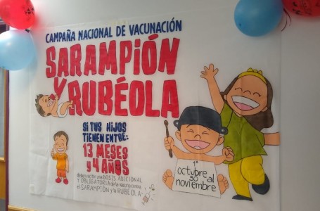 Sarampión y rubéola: se vacunó el 93,4% de los niños de la provincia