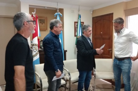 El Intendente José María Pedretti recibió la visita del Senador departamental Armando Traferri