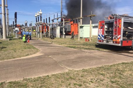 Un incendio en la Estación Transformadora de fisherton dejó sin luz a la ciudad por varias horas