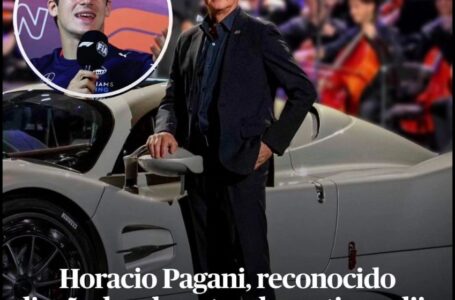 Horacio Pagani sobre Franco Colapinto: “Que acelere siempre con la cabeza y no con el pie”