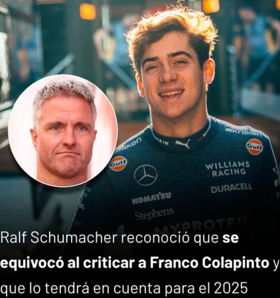 La Inesperada Revelación De Ralf Schumacher Sobre El Futuro De Franco ...