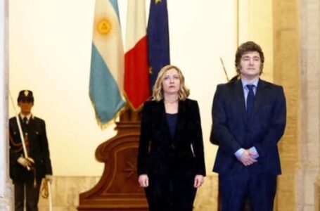 Javier Milei se reunió en Roma con Giorgia Meloni