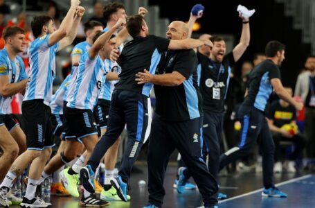 Por un gol, Argentina venció a Bahréin y avanzó de ronda en el Mundial de Handball