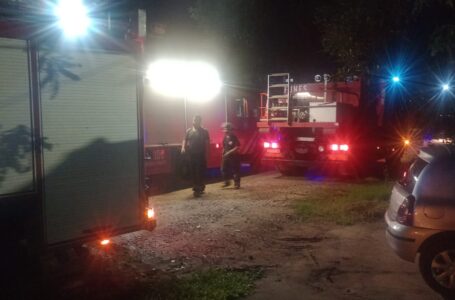 Se incendió una vivienda particular en Funes