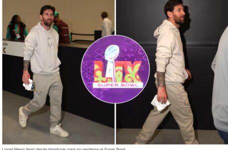 Lionel Messi se hizo presente para el importante evento estadounidense: Super Bowl 2025